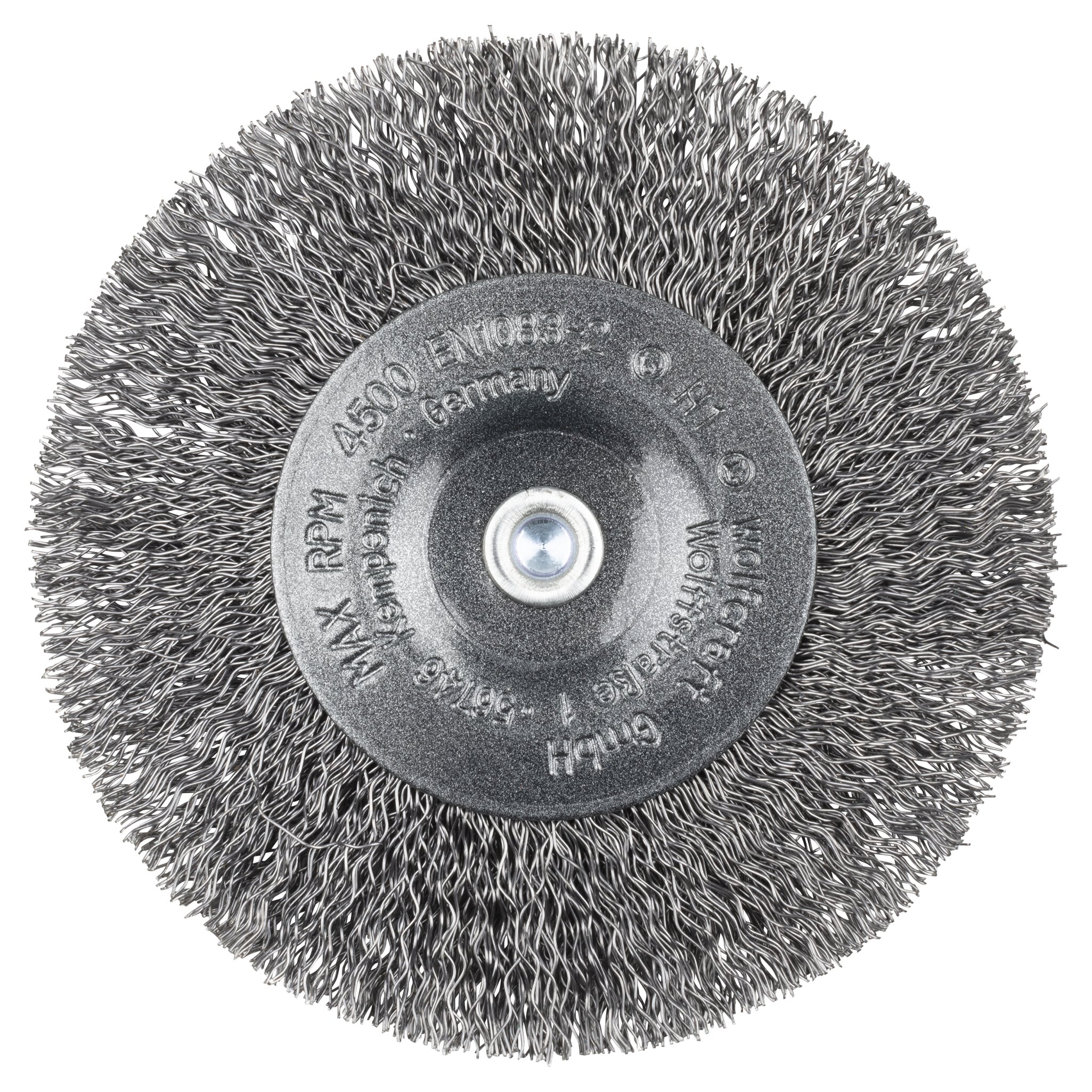 1 cepillo de disco de alambre de acero vást. hexagonal Ø 100 x 10 mm