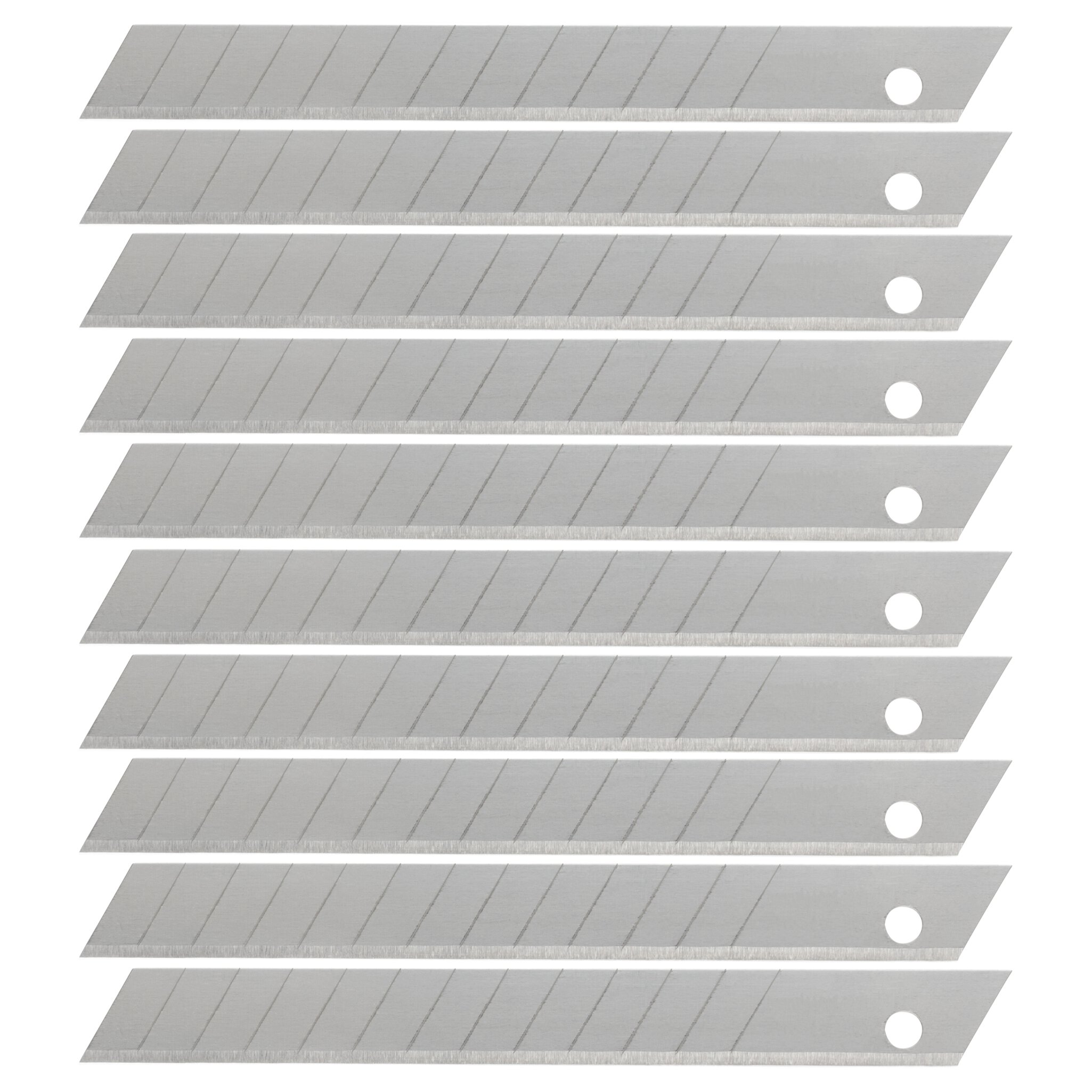 10 cuchillas separables de 9 mm