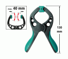 1 pinza con resorte FZ de 40 mm