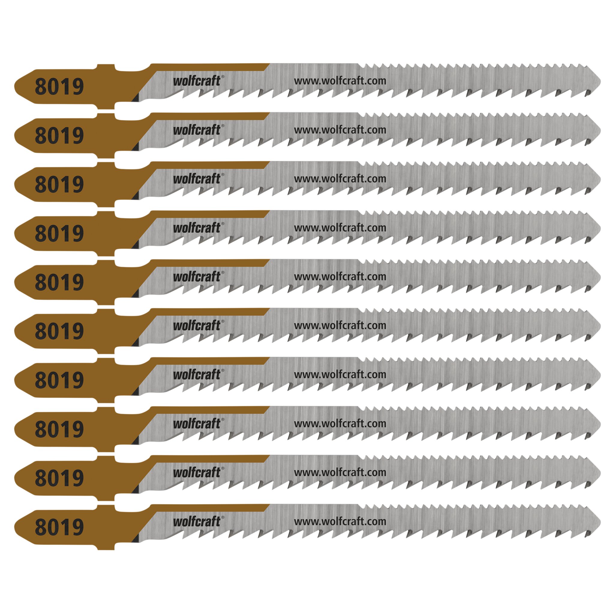 10 hojas de sierra de calar, para madera dura, corte curvo fino, Mirror-Cut