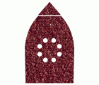 6 hojas abrasivas adhesivas corindón de grano 60 de 107 x 142 mm