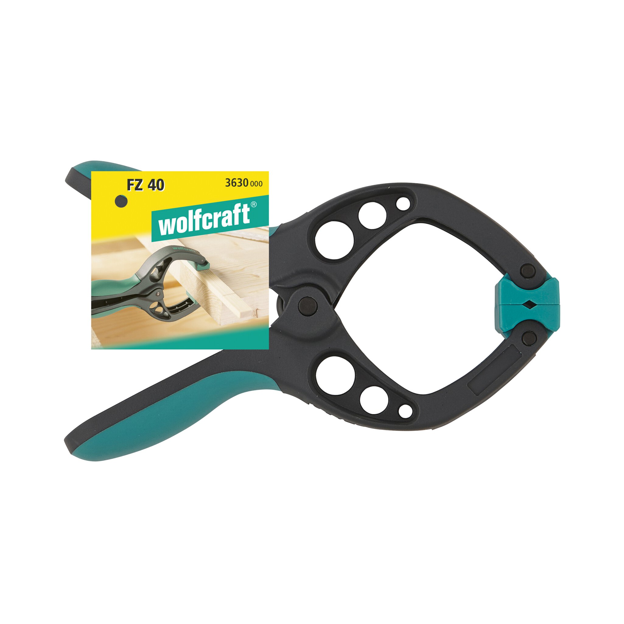 1 pinza con resorte FZ de 40 mm