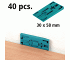 40 cuñas distanciadoras 58 x 30 mm