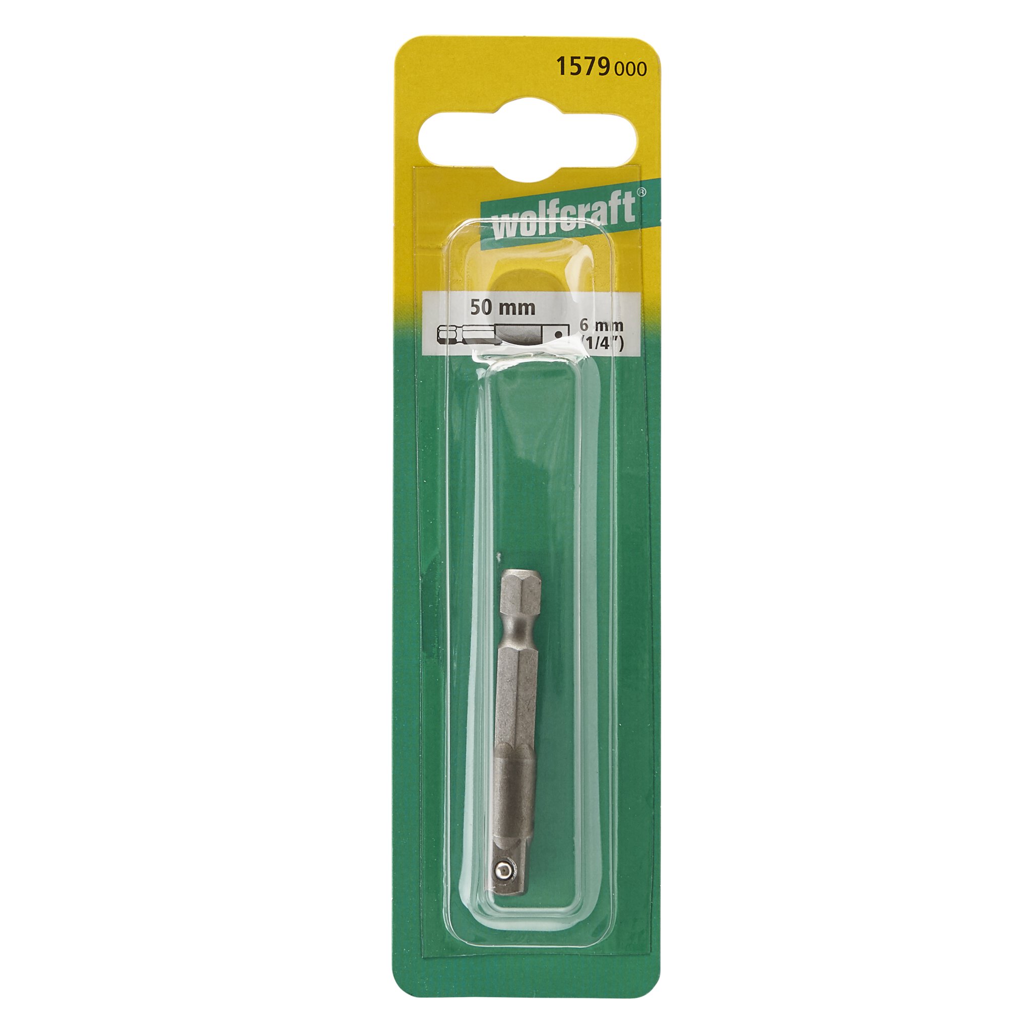 1 adaptador insertable, alojamiento 1/4, l=50 mm