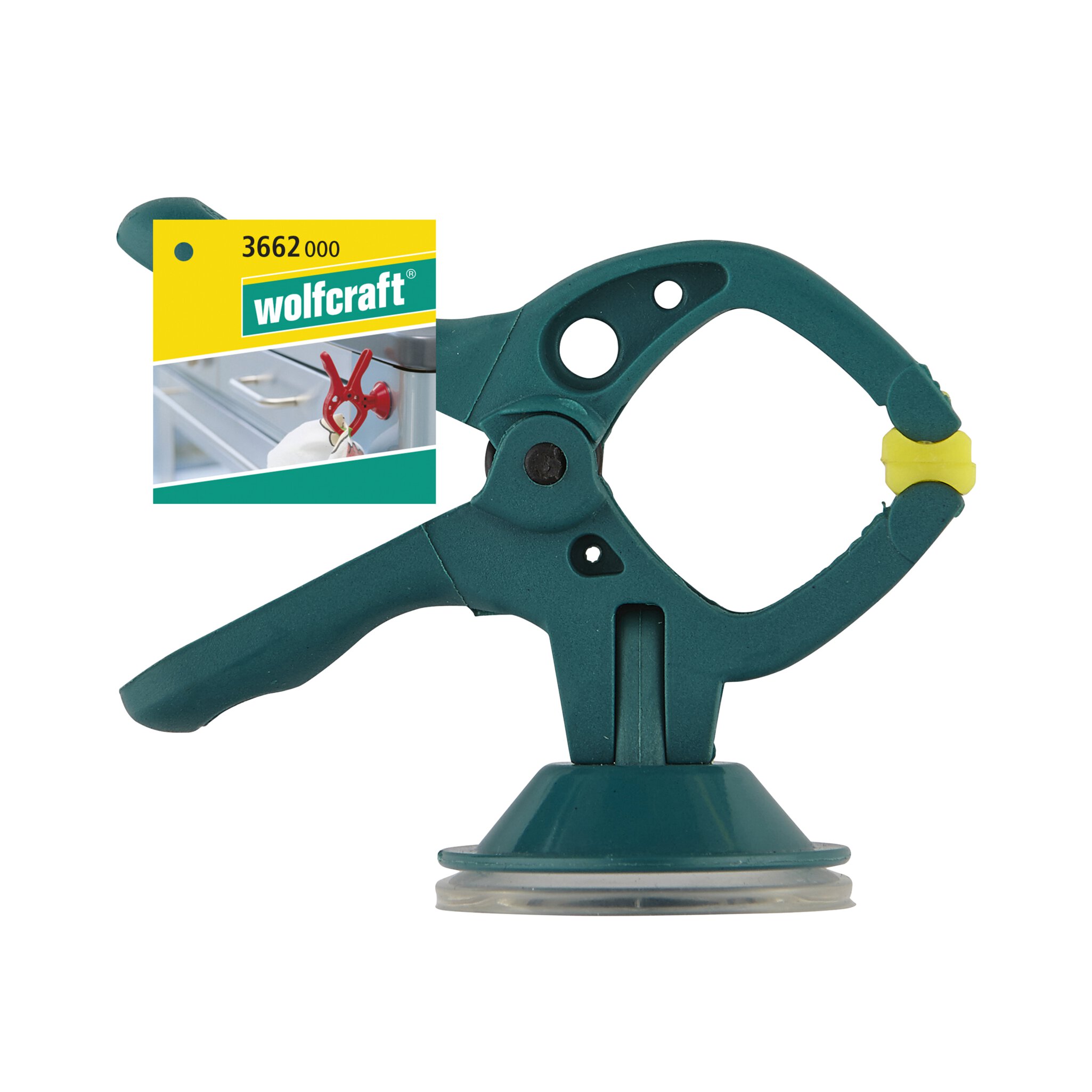 1 mini-pinza con resorte con ventosa microfix S