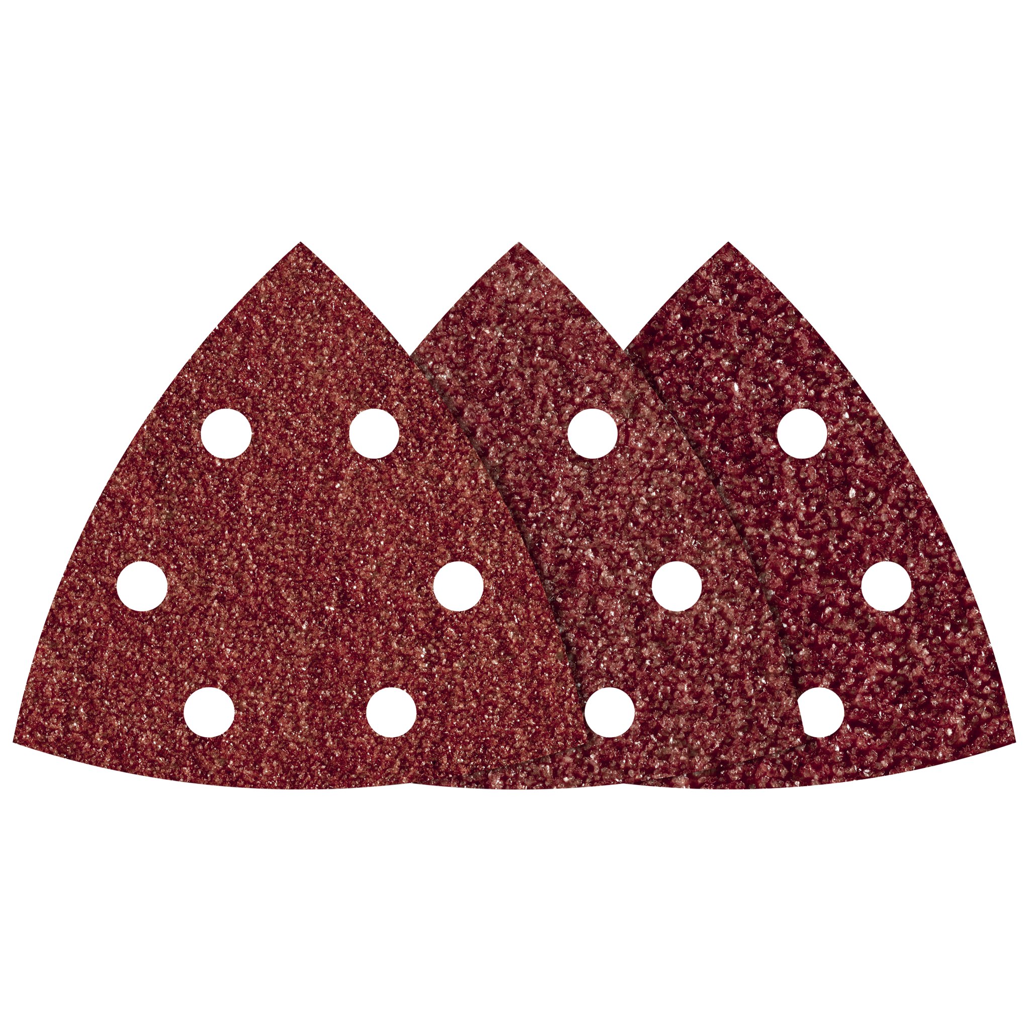 Juego de hojas abrasivas autoadherentes para madera/metal, 95 mm