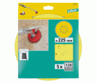 5 discos adhesivos de lijar Grano fino, grano 120 ø225 mm