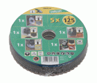 1 conjunto básico para amoladora de ángulo ø 125 mm