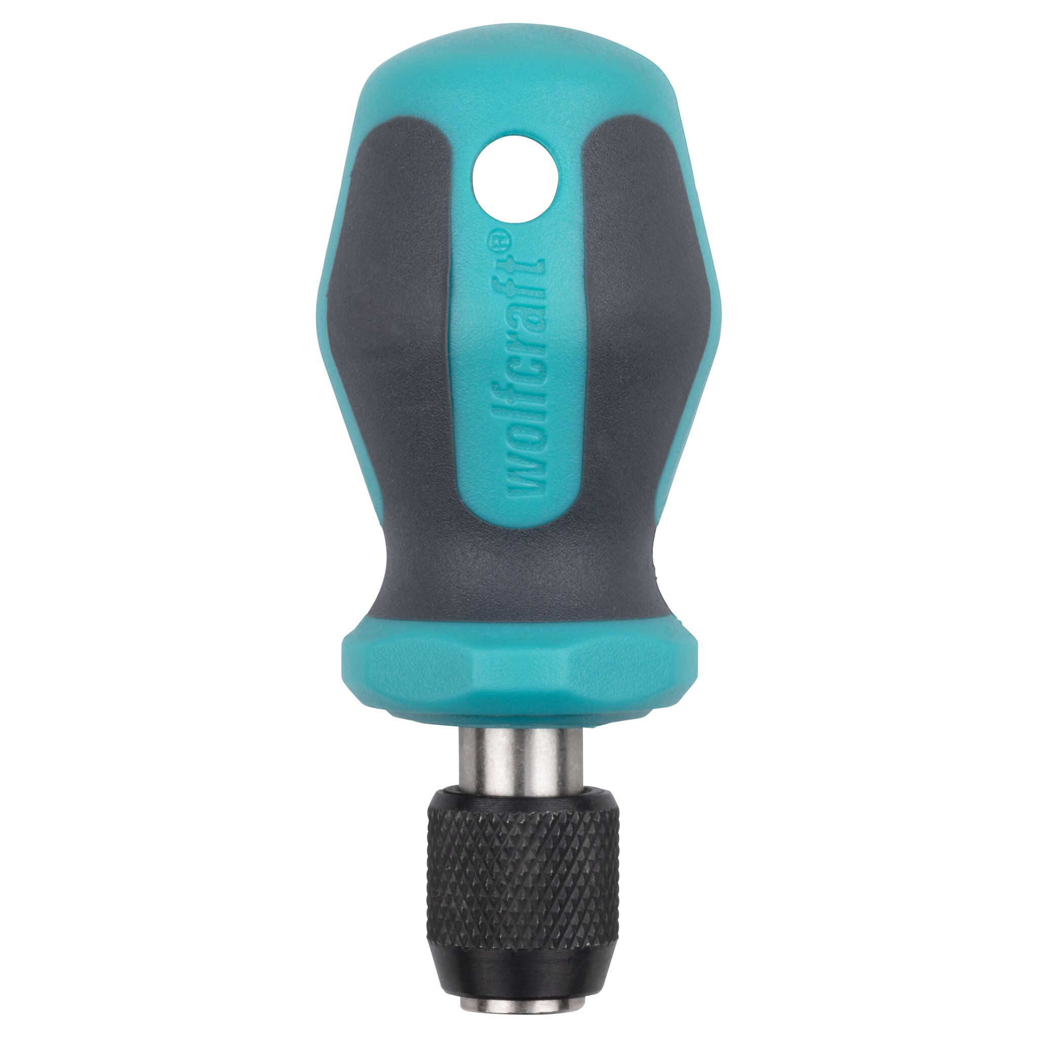 1 atornillador manual con portapuntas 76 mm