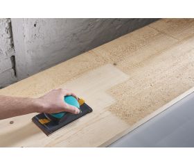 Rollo de papel abrasivo para madera/metal, 5 m x 115 mm