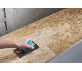 Rollo de papel abrasivo para madera/metal, 5 m x 115 mm