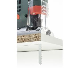 Hojas de sierra de calar HSS, vástago en T, madera y plástico, corte limpio