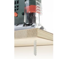 Hojas de sierra de calar HSS, vástago en T, madera y plástico, corte limpio