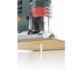 Hojas de sierra de calar HCS, vástago en T, madera, corte curvo limpio