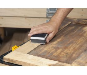 Hojas de lijar adhesivas para madera/metal, 125 x 70 mm