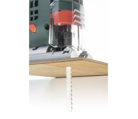 Hojas de sierra de calar HCS, vástago en T, madera, corte limpio