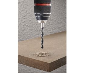 Juego de brocas espirales de madera