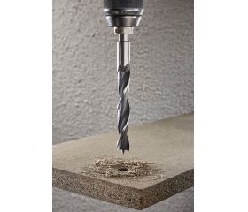 Juego de brocas espirales de madera