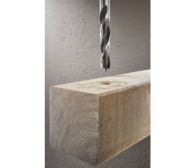 Juego de brocas espirales de madera