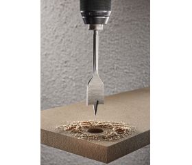 Broca de pala, vástago hexagonal