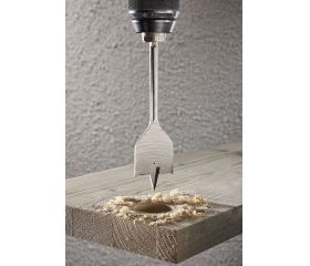 Broca de pala, vástago hexagonal