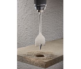 Broca de pala, vástago hexagonal