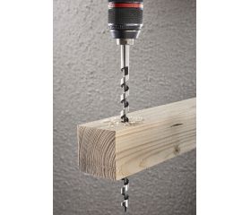 Broca para vigas de madera, vástago hexagonal