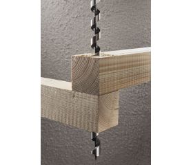 Broca para vigas de madera, vástago hexagonal