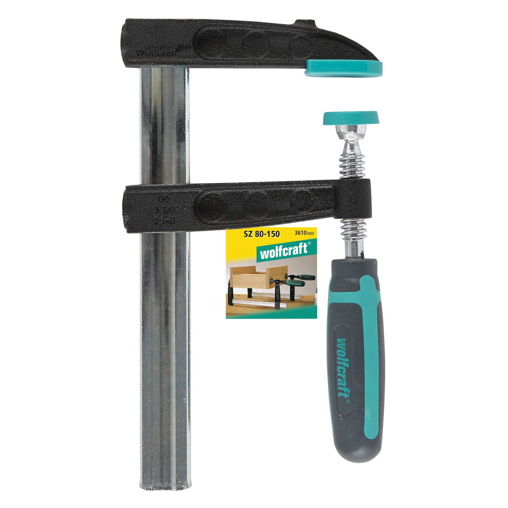 1 sargento de tornillo SZ 80/150 mm