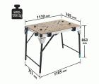 1 mesa de trabajo MASTER work 1600