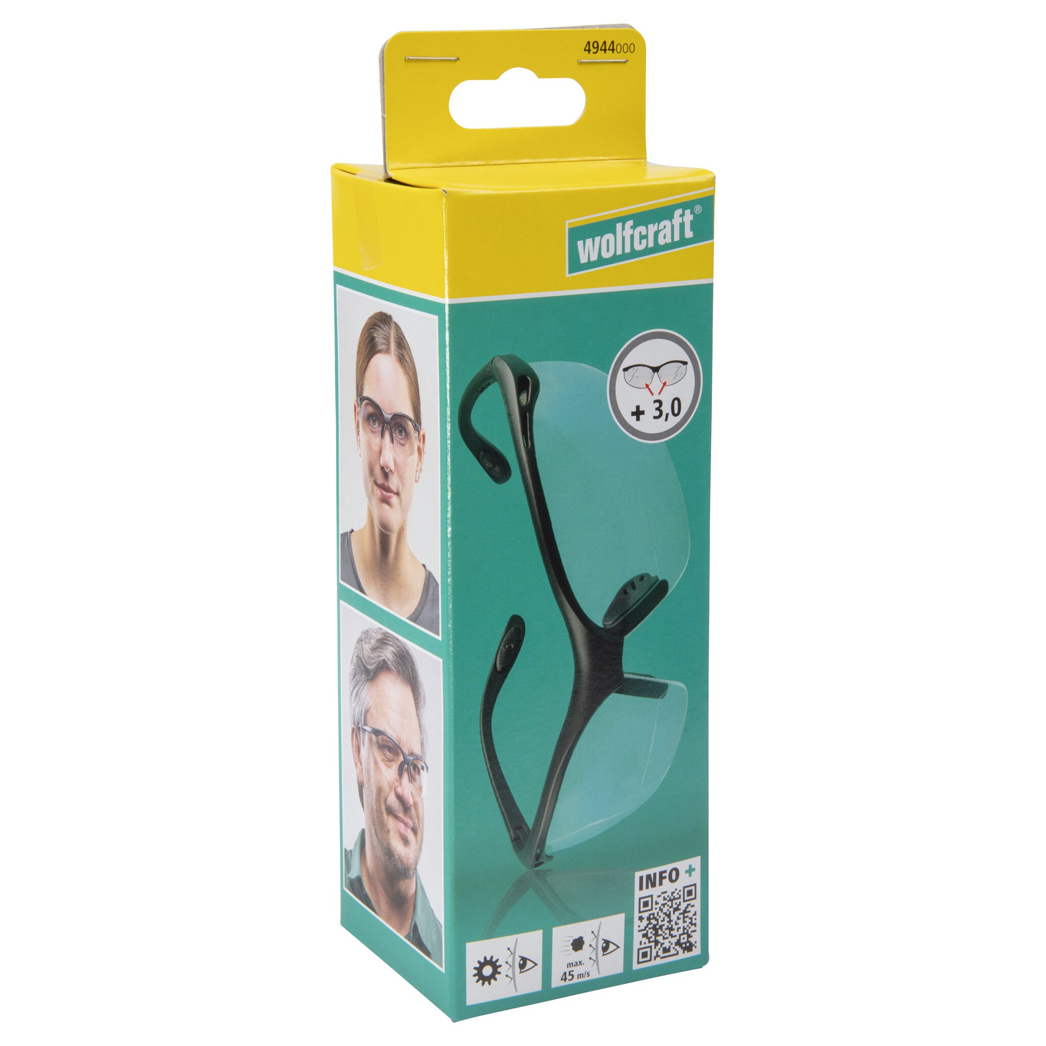 Gafas de seguridad con graduación, +3,0