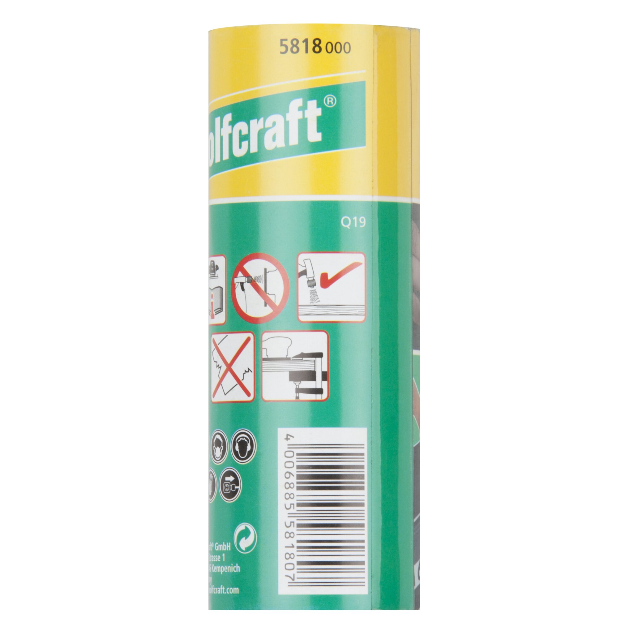 1 rollo de papel abrasivo SiC de grano 1000, 3 m x 115 mm