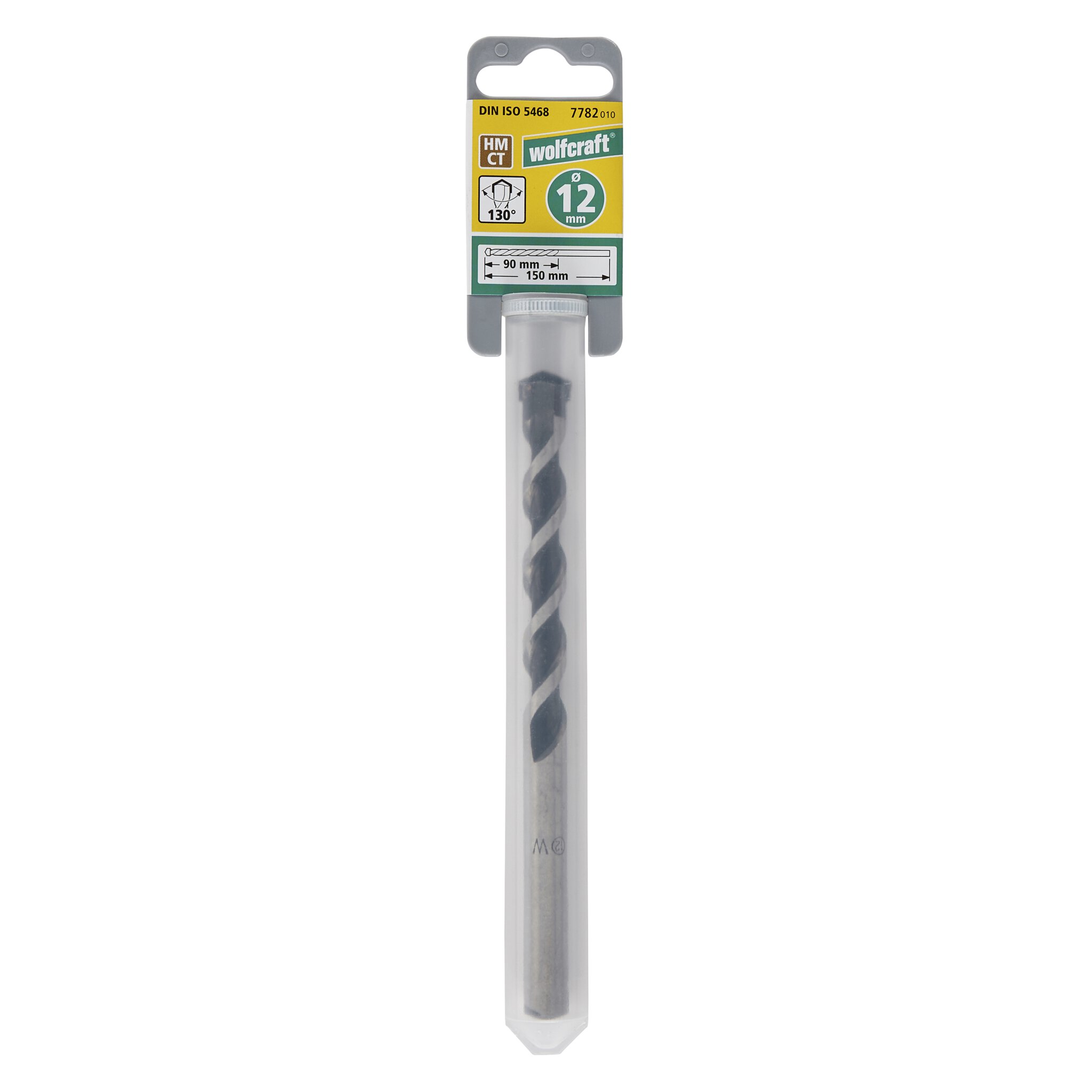 1 broca para hormigón CT Prof. Ø 12 x 150 mm