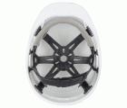 Casco protector, blanco