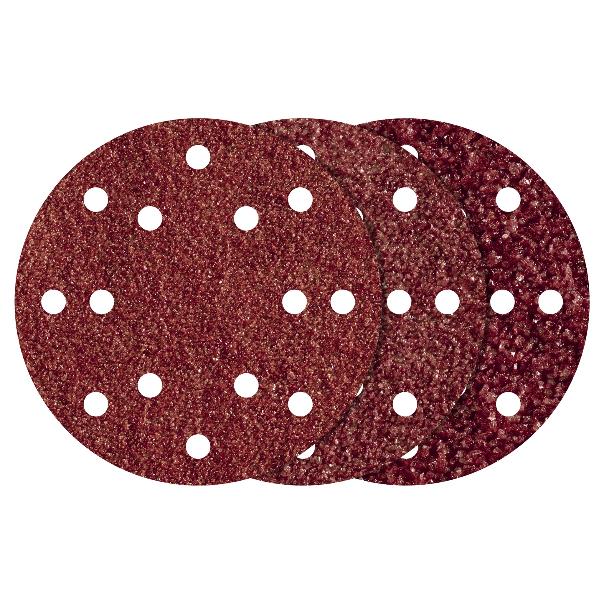 Juego de discos autoadherentes de lijar para madera/metal, Ø 150 mm