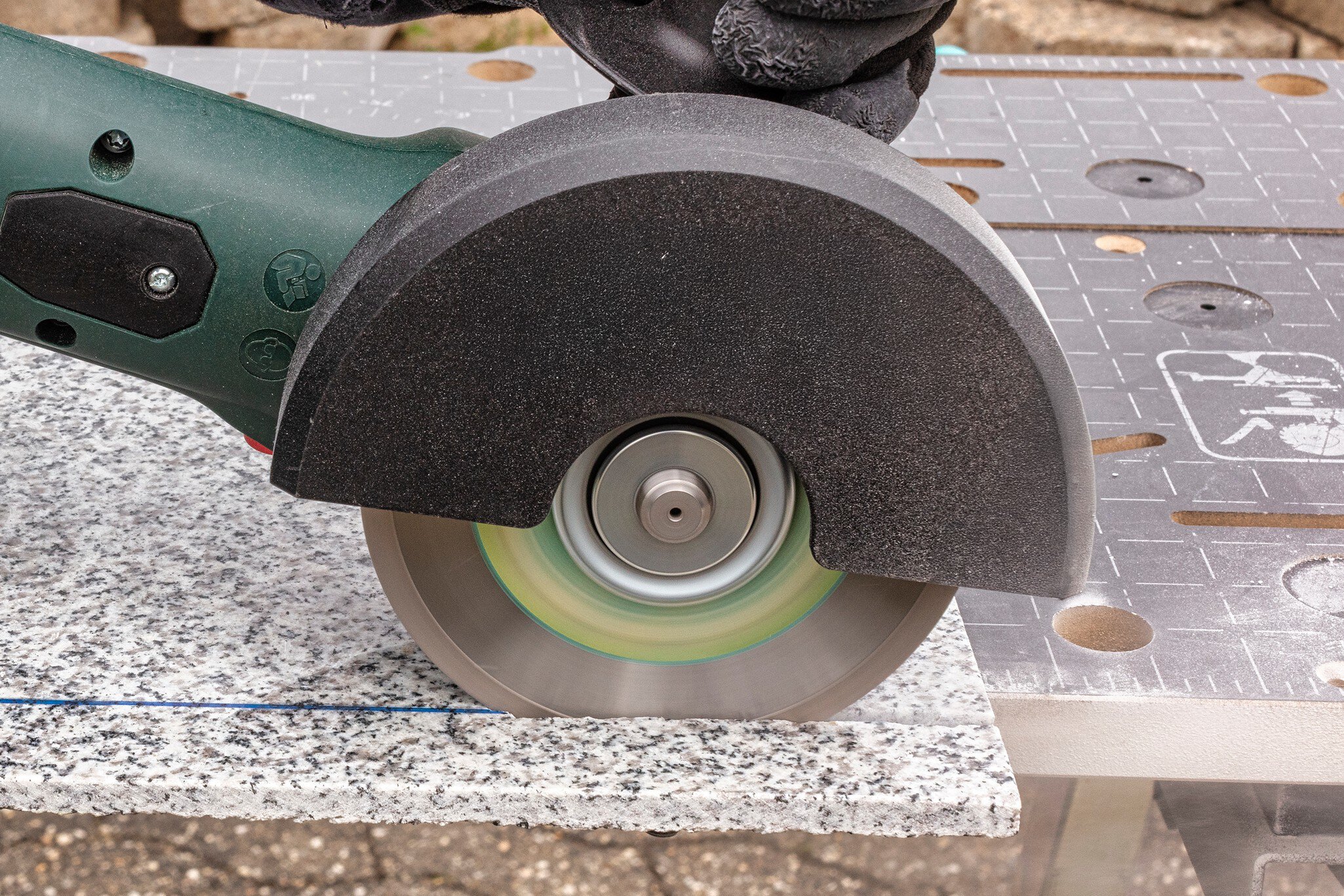 Juego de discos de corte diamantados, diámetro de 115 mm, 2 piezas