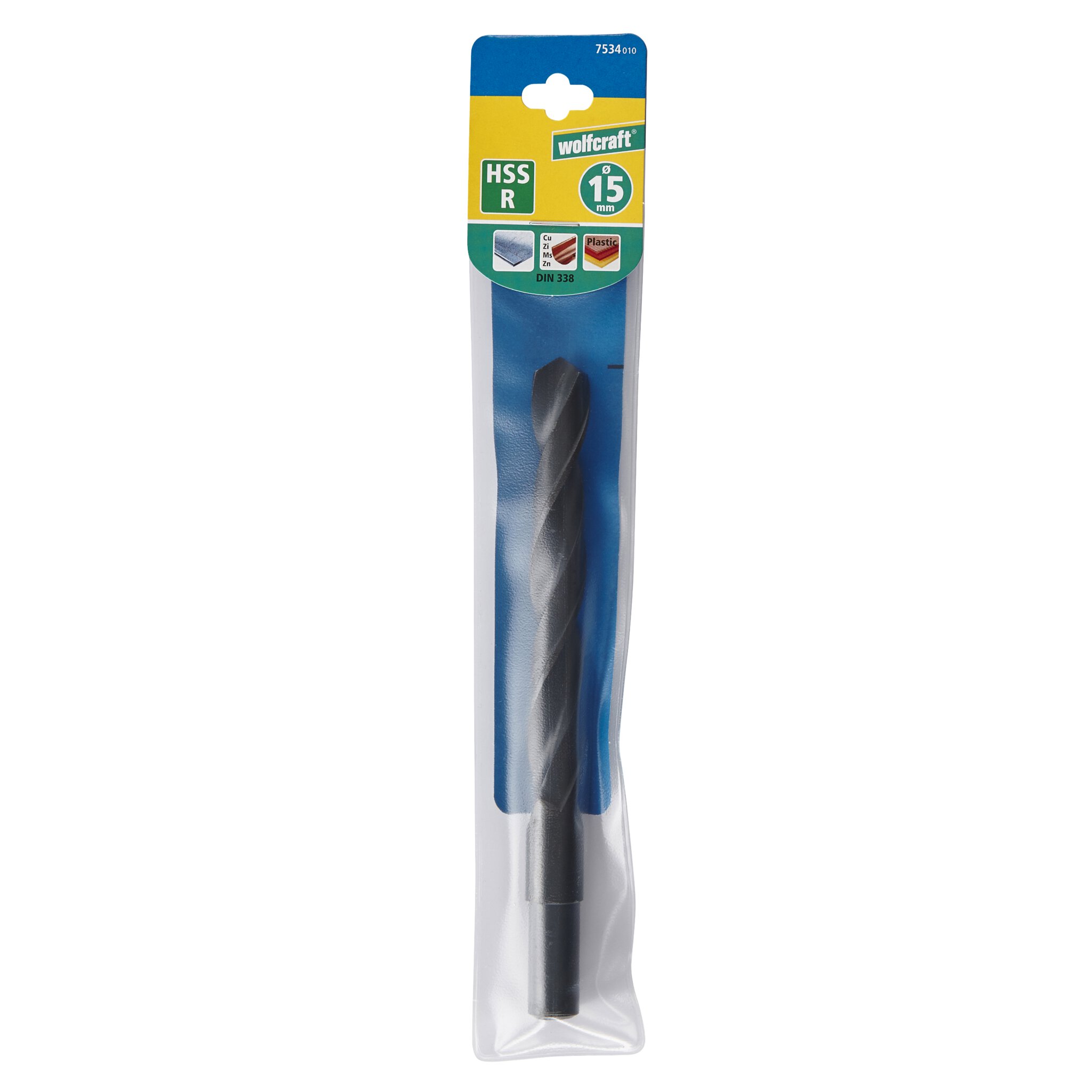 1 broca para metal HSS, FL, Ø 15,0 x 169 mm