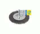1 cepillo de disco de alambre de acero vást. 6 mm Ø 75 x 7 mm