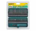 1 caja de puntas de seguridad combinadas Solid de 31 piezas