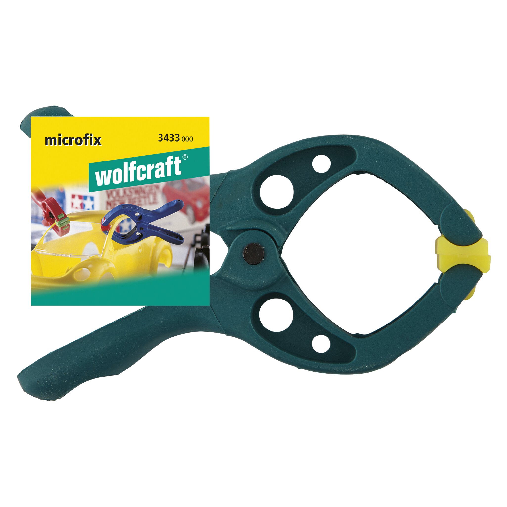 1 pinza con resorte microfix de 30 mm