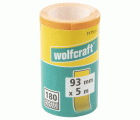 1 rollo de papel abrasivo de grano Grano 180, 5 m x 93 mm