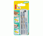 1 kit de primeros pasos de 3 hojas para sierra de calar, vástago en T