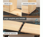 1 juego universal de maestro de ensamblaje para madera de 78 piezas