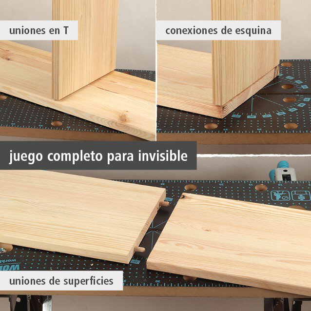 1 juego universal de maestro de ensamblaje para madera de 78 piezas