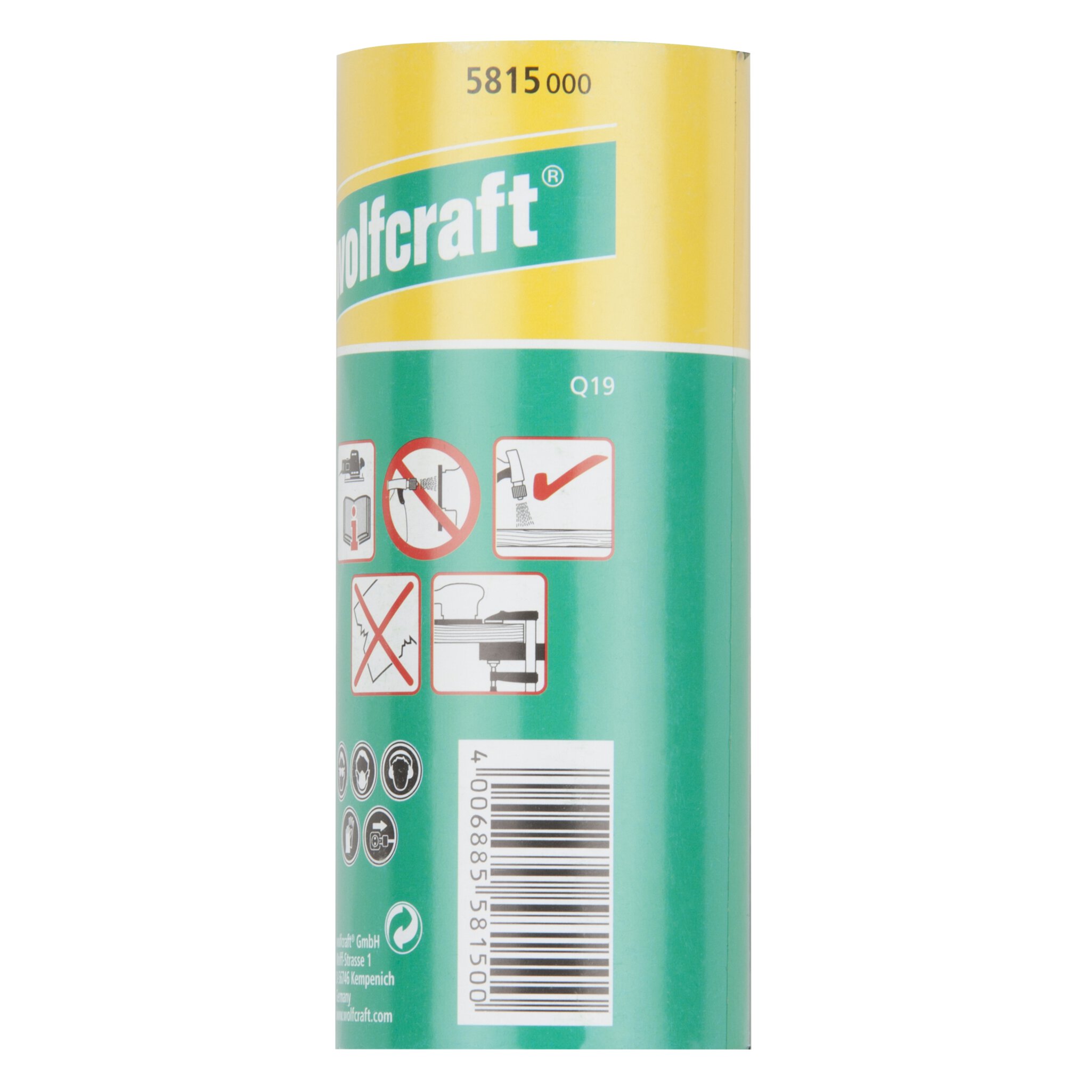 1 rollo de papel abrasivo SiC de grano 320, 3 m x 115 mm