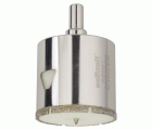 1 corona de perforación de diamante con vástago ø 53 mm