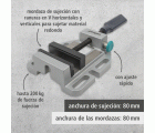 1 mordaza máquinas, anchura mand. 80 mm