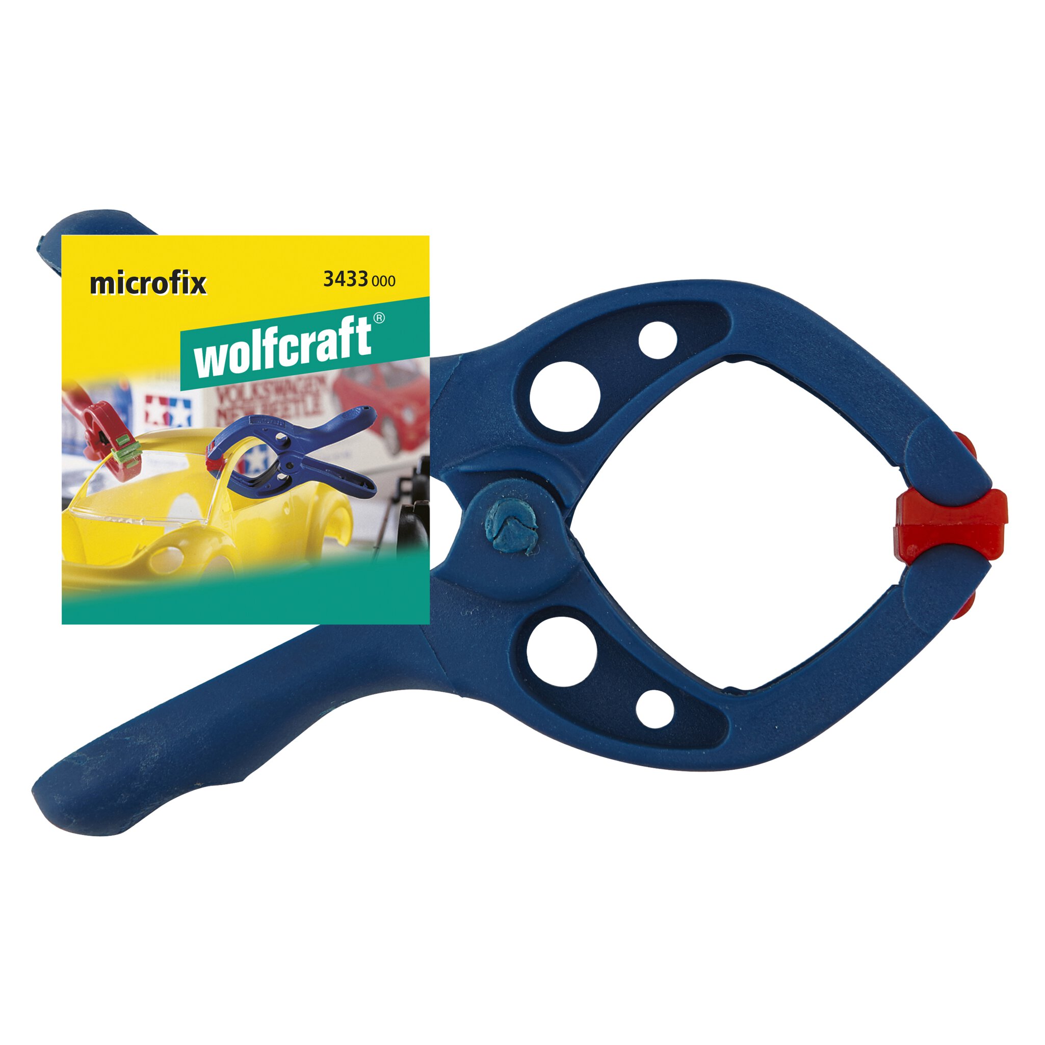 1 pinza con resorte microfix de 30 mm