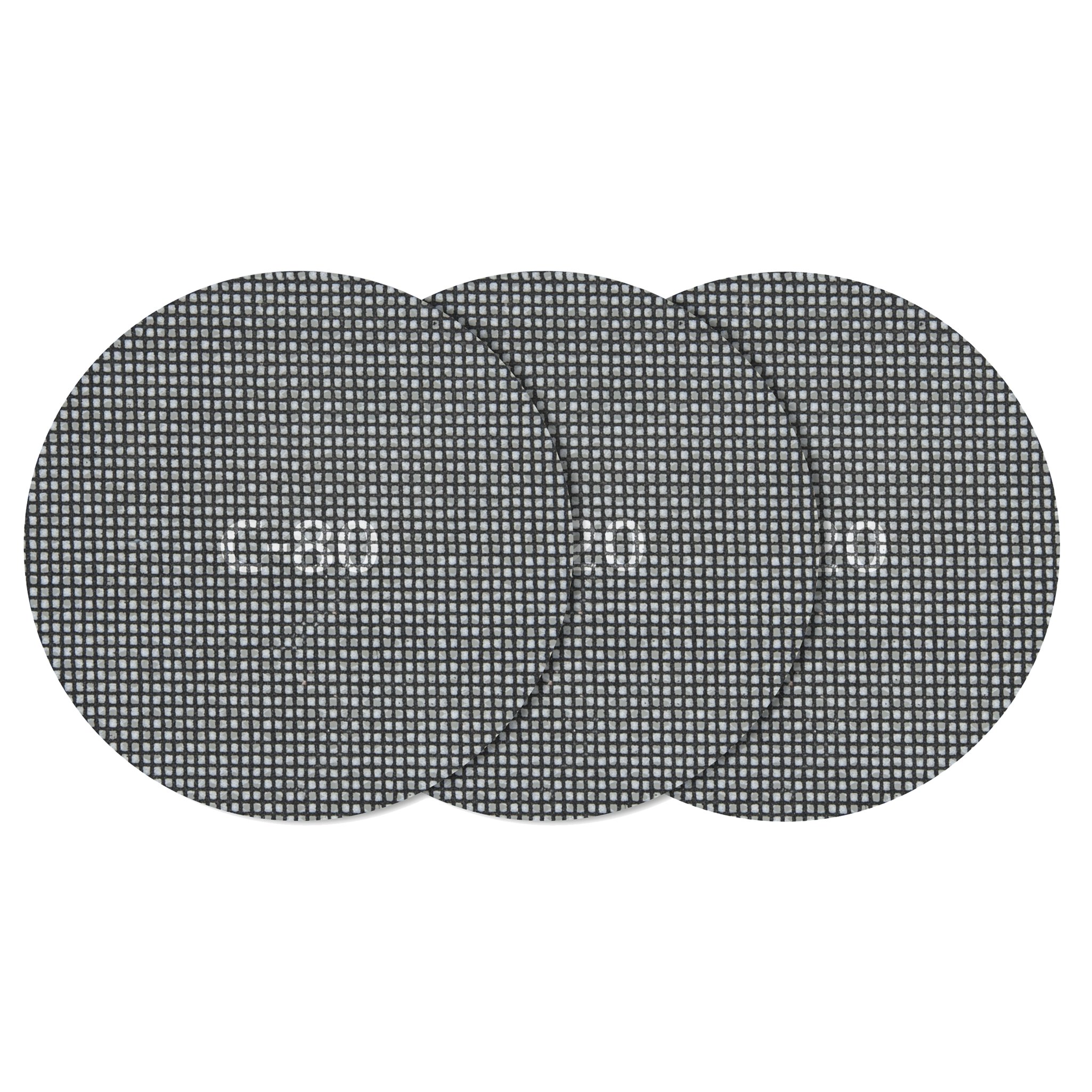 Juego de rejillas de lijado autoadherentes para placa de yeso, diámetro: 125 mm
