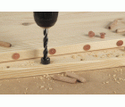 1 juego de 6 piezas de brocas espirales para madera Ø 6, 8, 10 mm